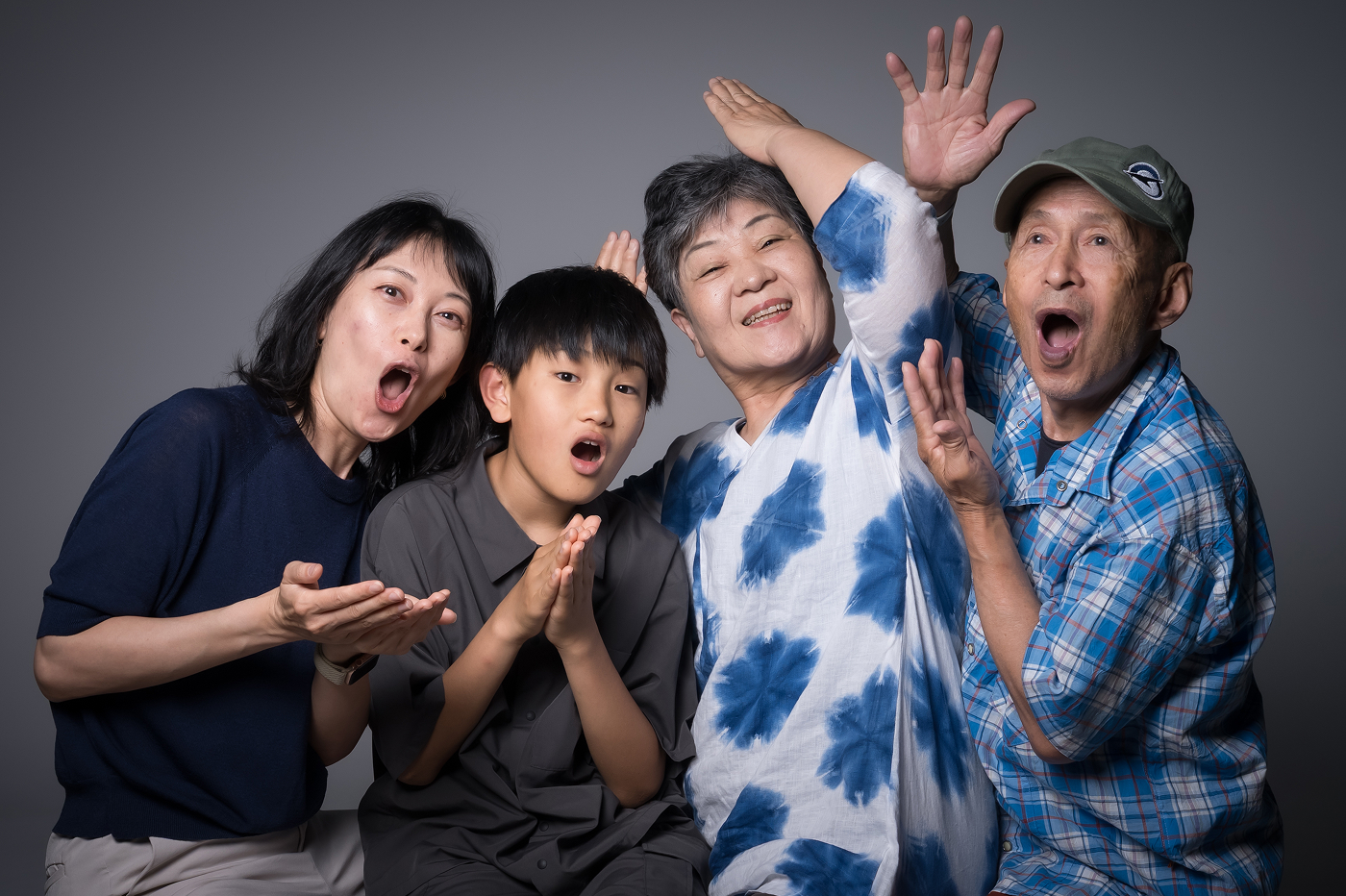 浅田政志監修・ポトガラヒースタジオで撮影した写真